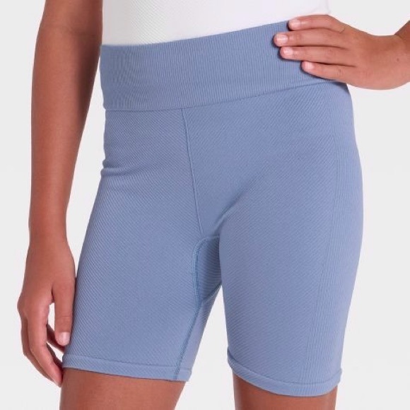 All in Motion Target Girls' Seamless Bike Shorts in Lilac Size M (8) - Picture 1 of 5